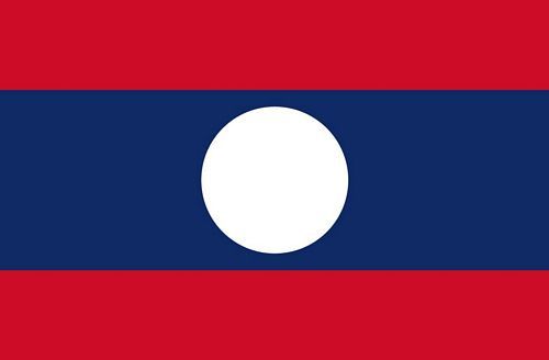 Fahnen Aufkleber Sticker Laos