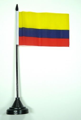 Fahne / Tischflagge Kolumbien NEU 11 x 16 cm Flaggen