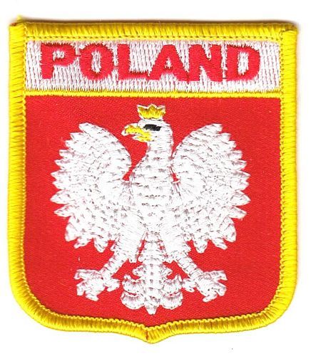 Wappen Aufnäher Fahne Polen
