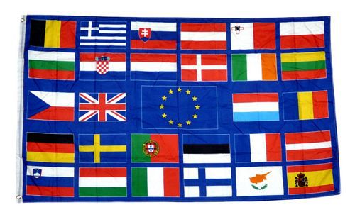 Flagge / Fahne 28 Länder Europa Hissflagge 90 x 150 cm
