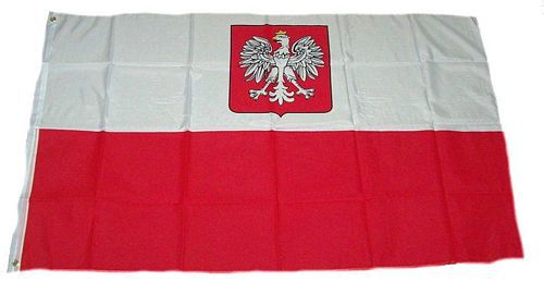 Flagge / Fahne Polen Adler Hissflagge 90 x 150 cm