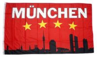 Fahne / Flagge München Silhouette 90 x 150 cm Fahne / Flagge München Silhouette 90 x 150 cm