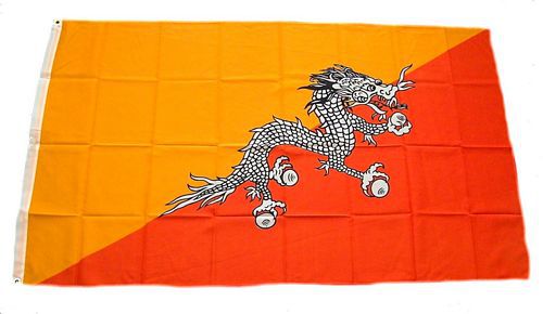 Flagge / Fahne Bhutan Hissflagge 90 x 150 cm