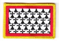 Fahnen Aufnäher Frankreich - Limousin Fahne Fahnen Aufnäher Frankreich - Limousin Fahne