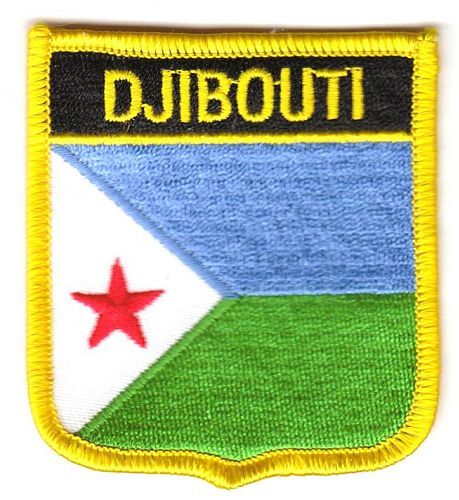 Wappen Aufnäher Fahne Dschibuti