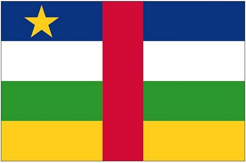 Fahnen Aufkleber Sticker Zentralafrikanische Republik