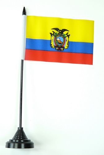 Fahne / Tischflagge Ecuador NEU 11 x 16 cm Flaggen