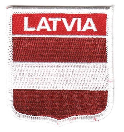 Wappen Aufnäher Fahne Lettland