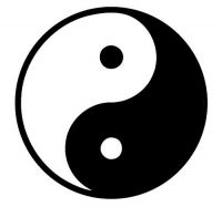 Aufkleber Sticker Ying Yang Aufkleber Sticker Ying Yang