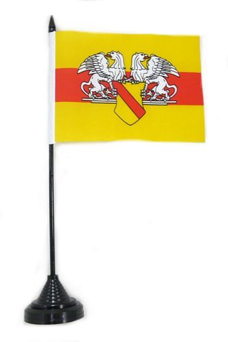 Fahne / Tischflagge Großherzogtum Baden NEU 11 x 16 cm Fahne