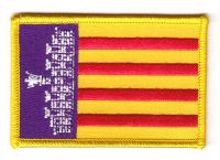 Fahnen Aufnäher Spanien - Mallorca Fahnen Aufnäher Spanien - Mallorca