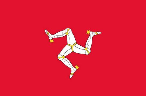 Fahnen Aufkleber Sticker Isle of Man