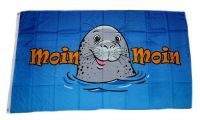 Fahne / Flagge Moin Moin Seehund 60 x 90 cm Fahne / Flagge Moin Moin Seehund 60 x 90 cm
