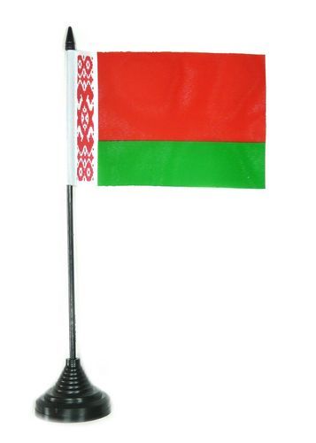 Fahne / Tischflagge Weißrussland NEU 11 x 16 cm Flaggen