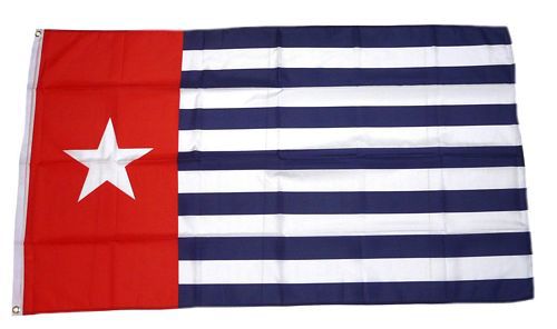 Flagge / Fahne Republik Westpapua Hissflagge 90 x 150 cm
