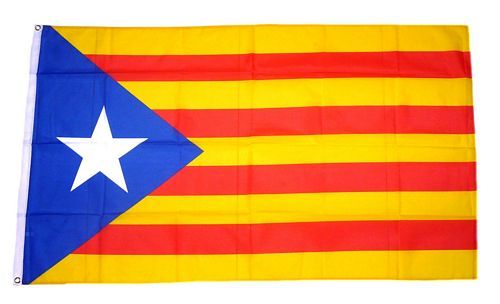 Fahne / Flagge Spanien - Katalonien Estelada Blava 90 x 150 cm