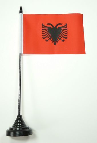 Fahne / Tischflagge Albanien NEU 11 x 16 cm Flaggen