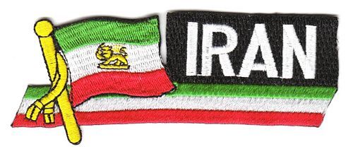 Fahnen Sidekick Aufnäher Iran