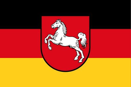 Fahnen Aufkleber Sticker Niedersachsen