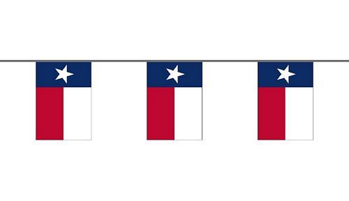 Flaggenkette USA - Texas 6 m