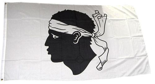 Fahne / Flagge Frankreich - Korsika 150 x 250 cm