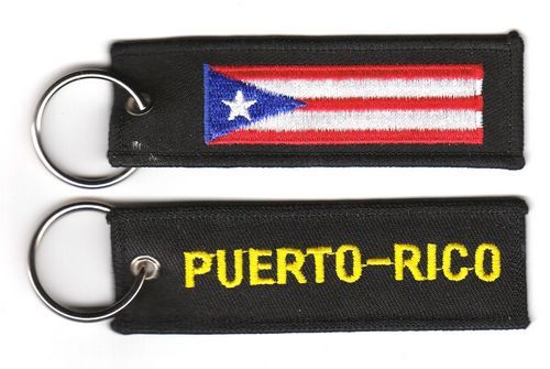 Fahnen Schlüsselanhänger Puerto Rico