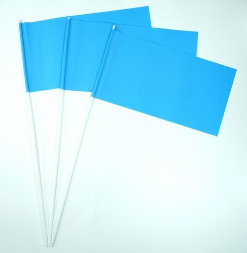 10 Papierfähnchen blau Papierfahnen Fahne Flagge