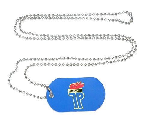 Erkennungsmarke DDR Jungpioniere Dog Tag 30 x 50 mm Fahnen Flaggen