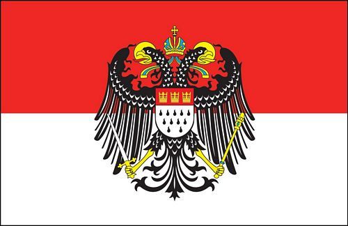 Fahnen Aufkleber Sticker Köln Wappen