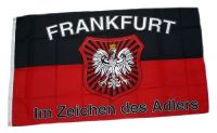 Fahne / Flagge Frankfurt Fan Wappen Adler 90 x 150 cm Fahne / Flagge Frankfurt Fan Wappen Adler 90 x 150 cm