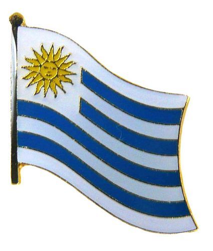Flaggen Pin Uruguay NEU Fahne Flagge Anstecknadel