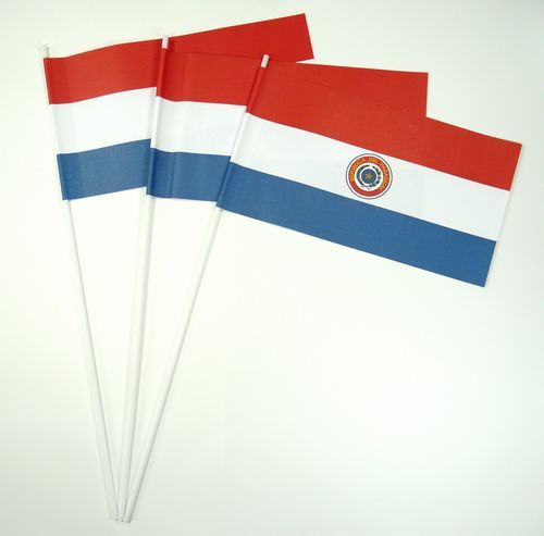 Papierfahnen Paraguay