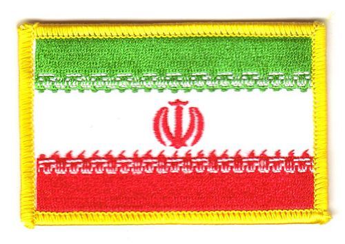 Fahnen Aufnäher Iran