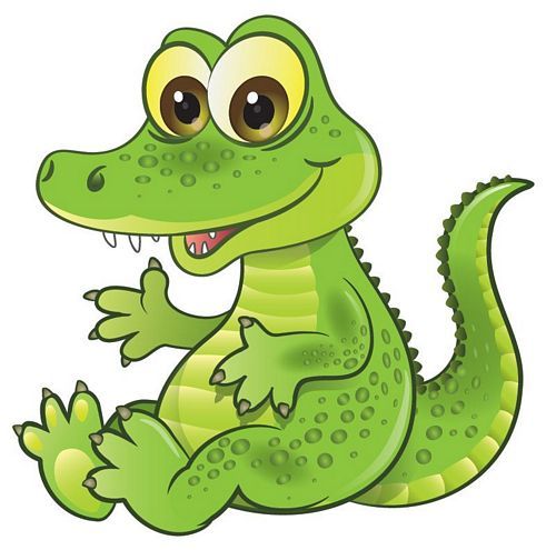 Aufkleber Sticker Krokodil Alligator