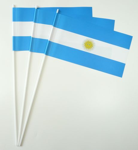 10 Papierfähnchen Argentinien Papierfahnen Fahne Flagge