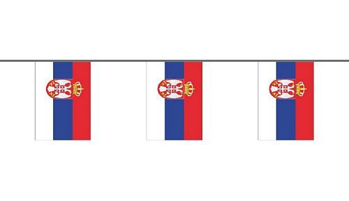 Flaggenkette Serbien 6 m