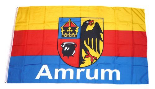 Flagge / Fahne Insel Amrum Hissflagge 90 x 150 cm