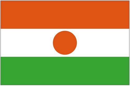 Fahnen Aufkleber Sticker Niger