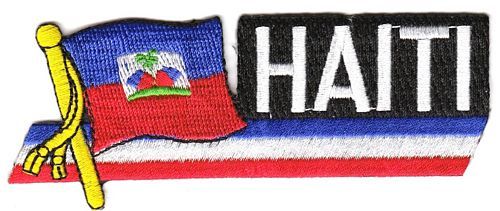 Fahnen Sidekick Aufnäher Haiti