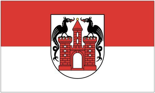 Fahne / Flagge Wittenburg 90 x 150 cm