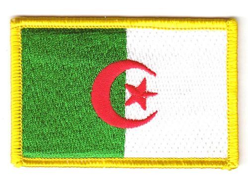 Fahnen Aufnäher Algerien