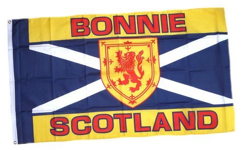 Fahne / Flagge Bonnie Scotland 90 x 150 cm
