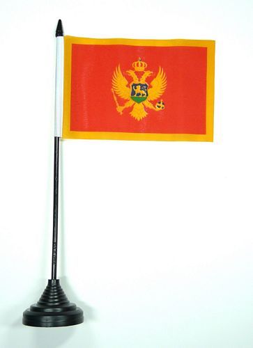 Fahne / Tischflagge Montenegro NEU 11 x 16 cm Flaggen