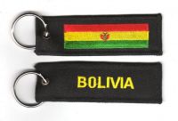 Fahnen Schlüsselanhänger Bolivien Fahnen Schlüsselanhänger Bolivien
