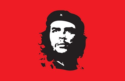Fahnen Aufkleber Sticker Che Guevara