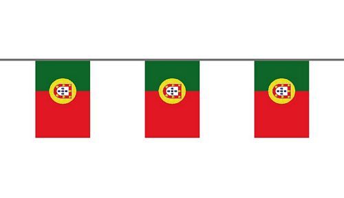 Flaggenkette Portugal 6 m