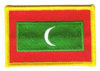 Fahnen Aufnäher Malediven Fahnen Aufnäher Malediven