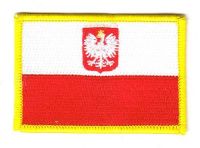 Fahnen Aufnäher Polen Adler Fahnen Aufnäher Polen Adler