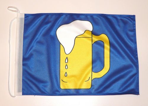Bootsflagge Bier 30 x 45 cm
