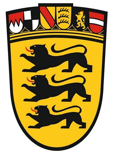 Wappenschild Aufkleber Sticker Baden Württemberg